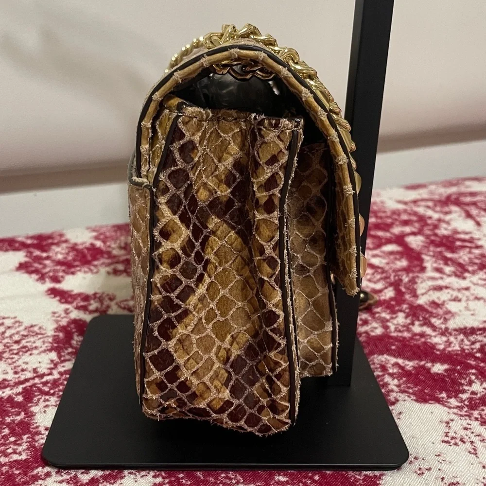 Michael Kors Snake Print Shoulder Bag